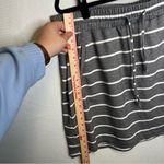 Torrid | Gray Skirt Knee-Length Smocked Tie Front 1 Stretch Comfort Photo 4