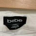 Bebe White Skinny Jeans Super Distressed Tight Fit Baddie It Girl Glam Size 27 Photo 2