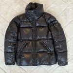 SAM. New York Shiny Black Jacket Size M Photo 0