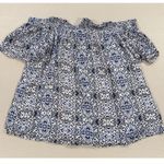 Cooper and Ella  Top Womens Small On/Off Shoulder Lined Vacation Travel Resort Photo 0