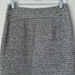 Banana Republic  Black Combo Italian Fabric Textured Mini Skirt, Size 4 Photo 6