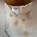 NWT HER Destiny Woman Ruffle High Low Hem Slip Midi Dress Polka Dot 2X Party Photo 2