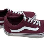 Vans  Off The Wall Women Burgundy Sneakers Size 7 SKU 1601 Photo 2