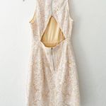 superdown Patty High Neck Crochet Dress in Ivory White | Small Photo 5