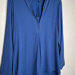 White House | Black Market Blue Blouse Size 8 Photo 6