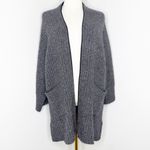 Zoe Couture 100% Cashmere Gray Shrug Sweater Cardigan Small Photo 4