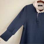 Tuckernuck  Pomander Place Navy Charlotte Terry Dress Size M Photo 4