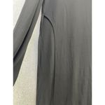 Symphony  Women's Strapless Formal Dress Long Size Small Solid Black High Slit Photo 8