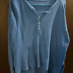 Aerie Waffle Knit Long Sleeve Henley Photo 0