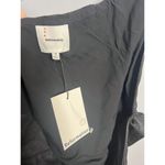 Reformation NWT  Tate Linen Top‎ Black Halter Size 10 Button Front Photo 8