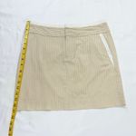 Banana Republic Vintage Y2K  Mid-Rise Poplin Striped Mini Skirt - Cream/White - 2 Photo 9