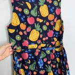 Princess Highway Retro Reboot Fruit Jumpsuit Teacher Linen Womens Size 12 AU 8US Blue Photo 8