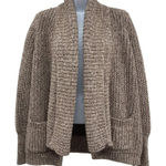 J.Crew  Shawl Collar Chunky Knit Open Front Heavy Knit Cardigan Sweater Top Photo 0