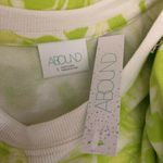 Abound  Womens Sweatshirt Tie Dye Crew Neck Pullover Yellow White Size S Photo 2