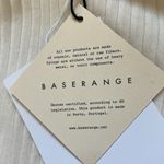 NWT Baserange 100% organic cotton ribbed off white sweatshirt top Size M Photo 10
