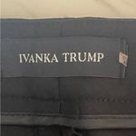 Ivanka Trump Black Ankle Pants Size 12 NWT Gold Zippers Stretch Trousers Photo 4