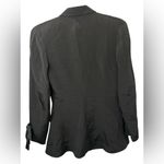 Nikki Silk Elegant Black Women's Blazer Bow Accents Photo 1