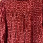 Holding Horses  x Anthropologie Red Sammie Printed Button Down Shirt Blouse‎ Sz 2 Photo 12