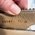 Stuart Weitzman  Tweed SlingbackHeels Neutral Peep ToeQuiet Luxury Y2K 7.5N Photo 9