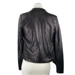 Buffalo David Bitton Women's Black Long Sleeve Sequin Blazer Coat Jacket Size XS Photo 2