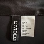 Divided H & M  Elegant Black Satin Slip Dress. Draped Neck, Open Back. Size Small Photo 6