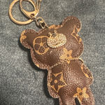 Cute fashion bear bag charm or keychain Brown Photo 0
