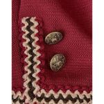 VTG 80s Women’s Old Money Old Lady Sz 10 Jacket Skirt Shirt 3 Piece Suit Red Photo 2