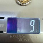 Vintage Unsigned Gold Tone Pave Crystals Moon and Stars Locket Pendant Necklace Photo 8