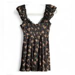 Urban Outfitters Black Floral Mini Dress Photo 2