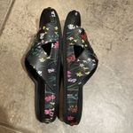 Cole Haan  Grand 360 Findra Black Floral Pool Slides Sandals Shoes Unisex M6 W8 Photo 7