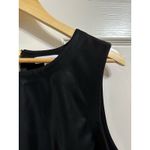 Good American faux leather shell tank crop black size 6 NEW Photo 2