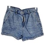 American Eagle Mom Shorts Size 00 Denim Jean Women's Casual Summer Zip Vacation Photo 0