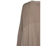 Democracy  Women's‎ Sweater Open Front Mesh Cardigan Dolman Sleeve  Tan Sz. XL Photo 7