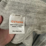 Cuyana  Oversized Baby Alpaca Sweater in Grey Regular size Photo 4
