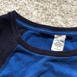 Lucky Brand blue baseball tee style t-shirt, size large. Photo 3