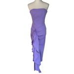 Solace London Thalia Midi Dress in Lilac 4 New Womens Column Cocktail Photo 3