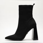 Cape Robbin NEW Black  Pointed Toe Booties Heels Dressy Sock Boots Ankle Boots 8 Photo 0