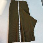 ZARA Women's  Olive Green Asymmetrical Ribbed Knit Midi Skirt S Photo 11