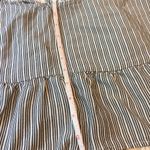 Hollister  Babydoll Flowy Tank Blue and White Striped Photo 4