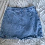 Kendall + Kylie Denim Zipper Skirt Photo 0