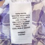 Abound NWT  Purple and White Shift Plaid V-Neck Dress - Size: Small Photo 4