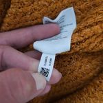 American Eagle Brown Waffle Knit Crewneck Oversized Sweater Size Small Photo 8