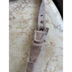 NUOVEDIVE Beige/PINK Leather Hobo Shoulder Bag With Adjustable Strap & Zippered Photo 4