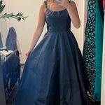 Sherri Hill  Prom Dress Navy Blue Photo 1