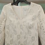 Trina Turk 💕💕 The Selfie Dress ~ Pavo Jacquard Winter White 10 NWT Photo 6