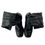 Vagabond  Brooke Black Leather Block Heel Square Toe Platform Knee High Boots 9 Photo 2