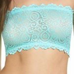 Free People Reversible Seamless Lace Bandeau Strapless Bra Seafoam Women’s XS /S Photo 1