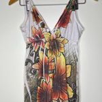 Twenty One  Lily Flower tank Top size medium Photo 2
