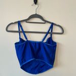 SheIn corset top blue Photo 1