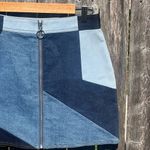 Intermix  Color Block Mini Skirt Photo 5